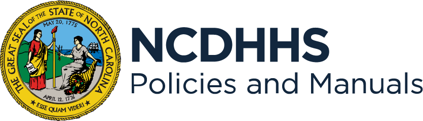 NCDHHS Policies and Manuals